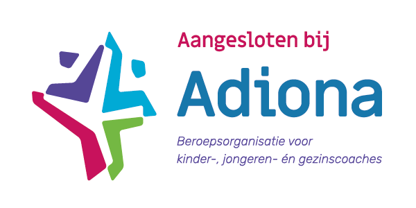 Logo Adiona beroepsorganisatie voor kindercoaches en jongerencoaches.